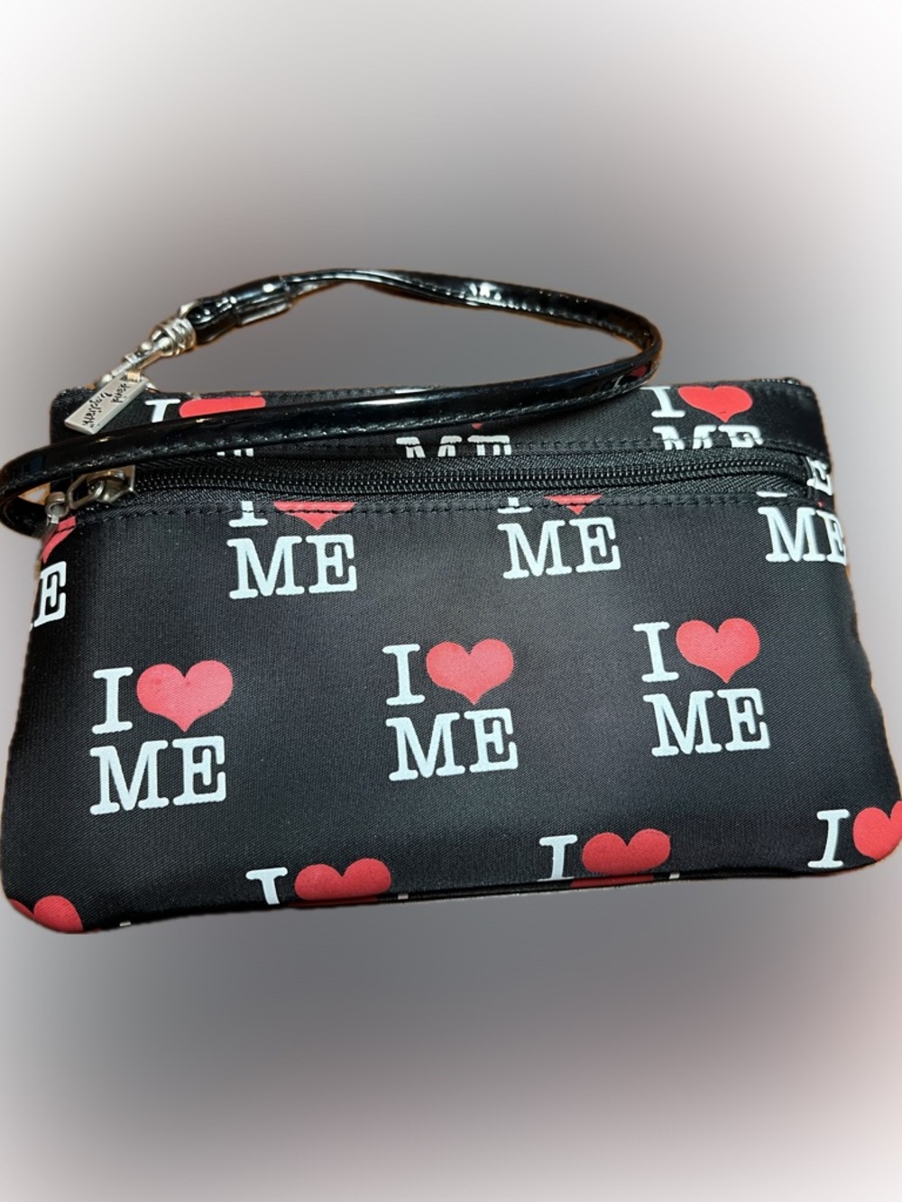 David & Goliath “I ❤️ Me” Wristlet Pouch – Black
